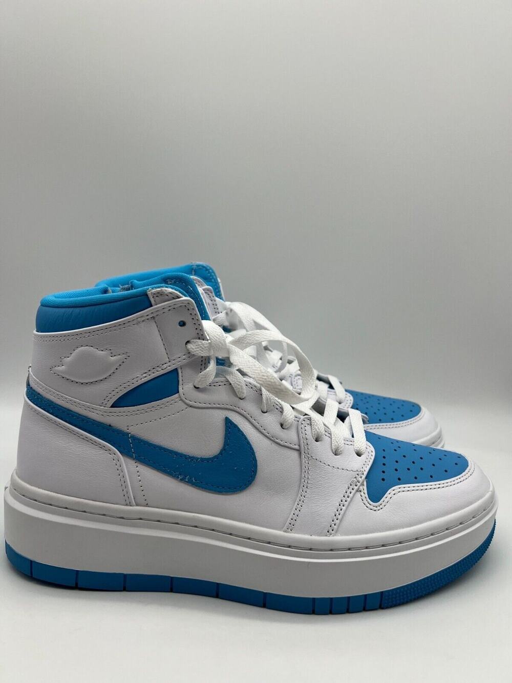 Nike Air Jordan 1 Elevate High UNC Powder Blue White DN3253-114 Womens Size 10.5